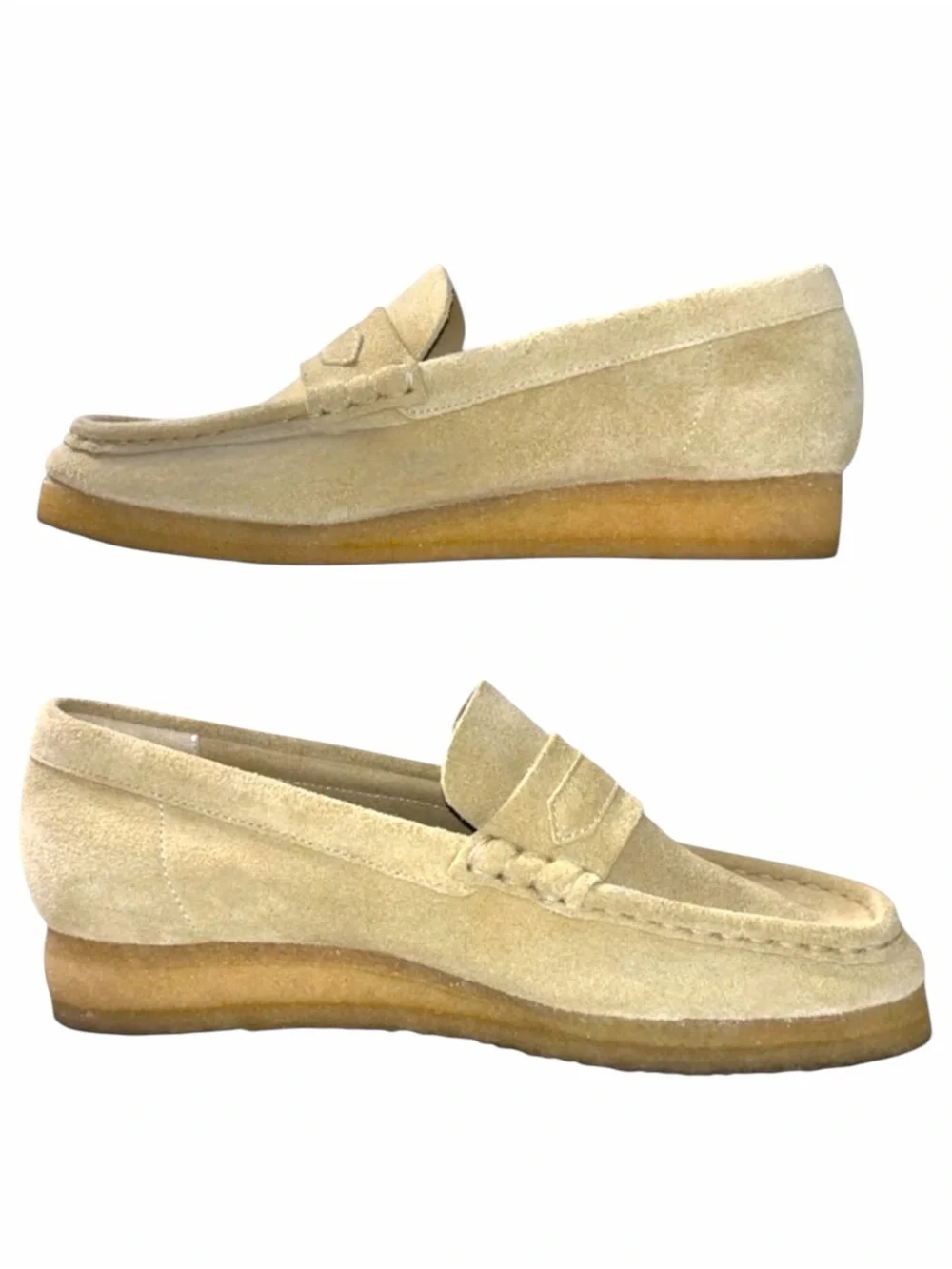 Clarks Originals Wallabee Loafer Maple Suede Moc Toe Size 8.5